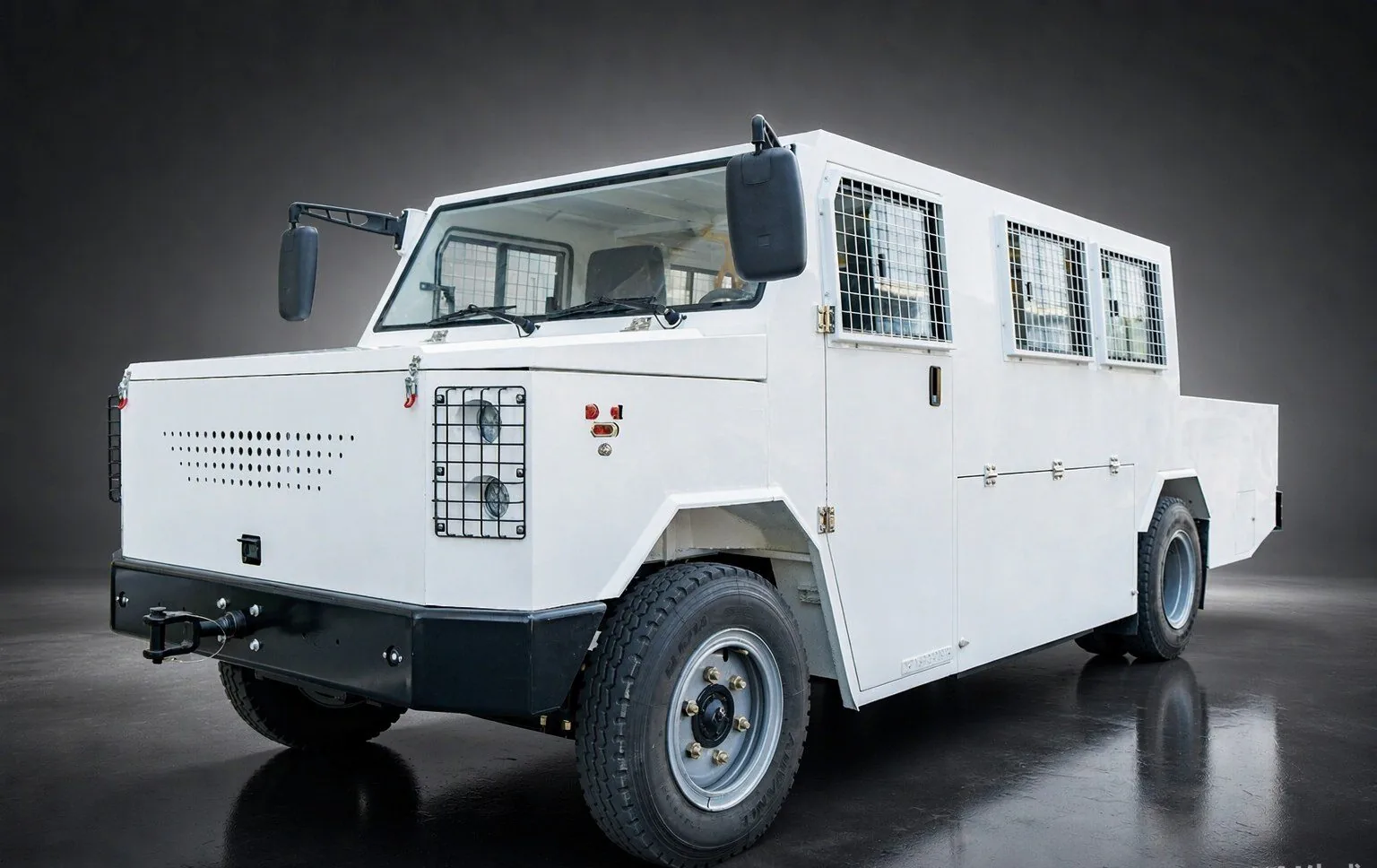 10-Seater Explosion-Proof Rubber-Tyred Vehicle
