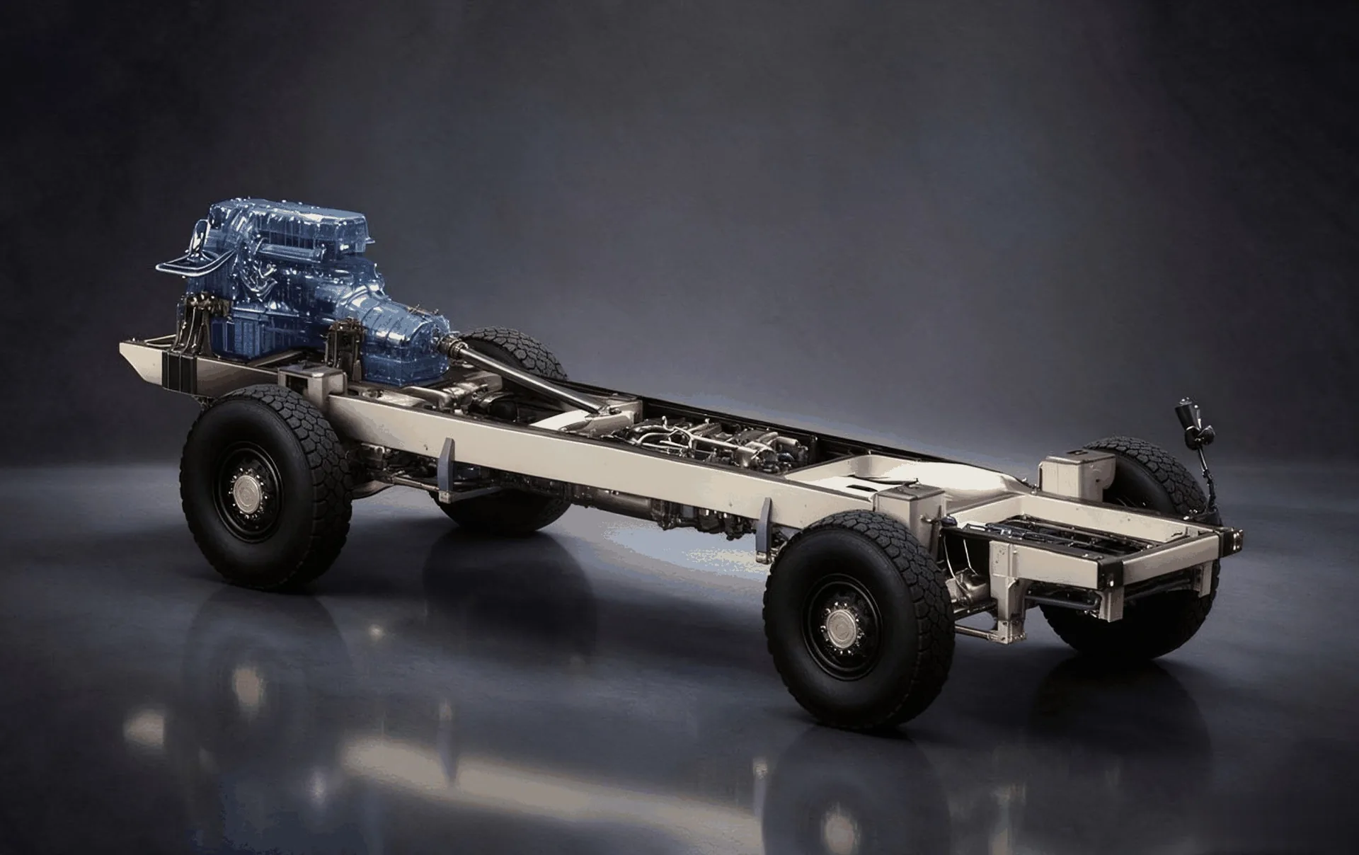 4x4 Airport Fire-Fighting Chassis