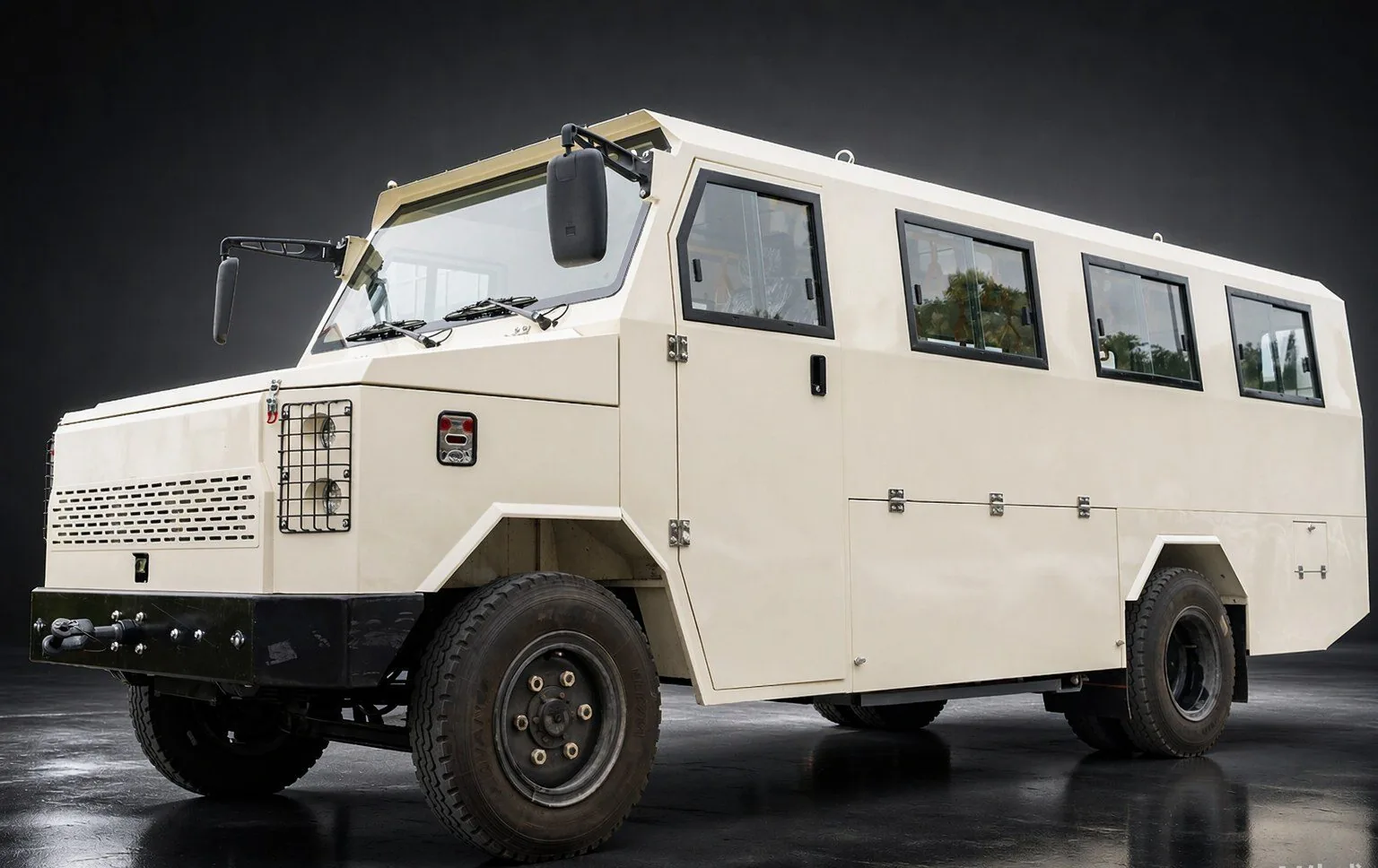 19-Seater Explosion-Proof Rubber-Tyred Vehicle